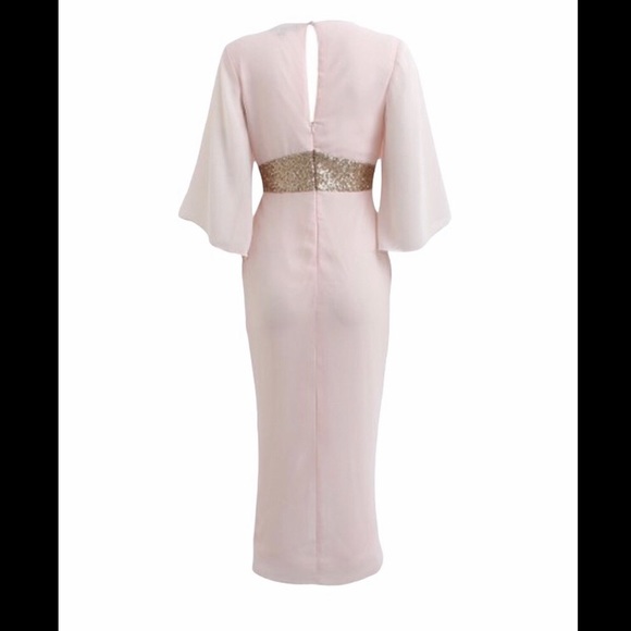 London dress pink & Gold Ria Dress - Women size 6 - Picture 2 of 8